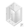 NEW TRENDY Kabina prysznicowa przesuwna PRIME WHITE 110x80x200 K-1361/K-1389